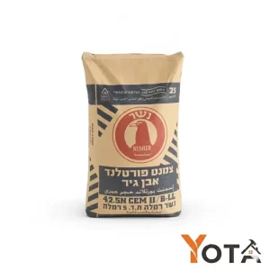 מלט אפור/שחור 25 ק״ג